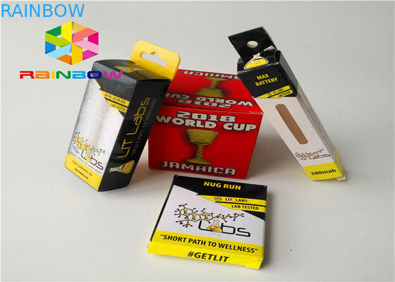 দীর্ঘ জীবনকাল কাগজ বাক্স প্যাকেজিং 0.5 মিলিগ্রাম - 30 মিলি সিবিডি তেল ড্রপার বোতল প্যাকিং