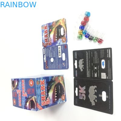 পুরুষ এনহান্সমেন্ট পিলস ফোস্কা কার্ড প্যাকিং গেন্ডার 69 স্লাইড প্লাস্টিকের কভার বোতল