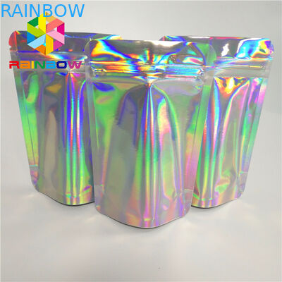 কসমেটিকস চুলের সম্প্রসারণ প্লাস্টিকের পাউস প্যাকেজিং পুনরায় ব্যবহারযোগ্য ম্যালার জিপলক ব্যাগ