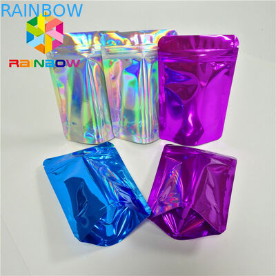 কসমেটিকস চুলের সম্প্রসারণ প্লাস্টিকের পাউস প্যাকেজিং পুনরায় ব্যবহারযোগ্য ম্যালার জিপলক ব্যাগ