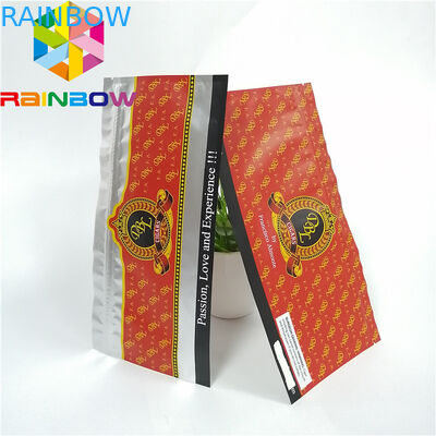 রিসেইলেবল জিপলক প্লাস্টিকের পাউস প্যাকেজিং সাফ হোলোগ্রাফিক ফ্রিজড সিগার ফুড স্টোরেজ