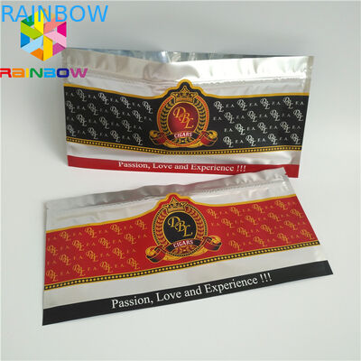 রিসেইলেবল জিপলক প্লাস্টিকের পাউস প্যাকেজিং সাফ হোলোগ্রাফিক ফ্রিজড সিগার ফুড স্টোরেজ