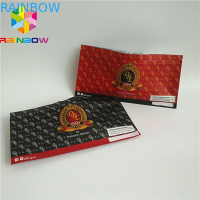 রিসেইলেবল জিপলক প্লাস্টিকের পাউস প্যাকেজিং সাফ হোলোগ্রাফিক ফ্রিজড সিগার ফুড স্টোরেজ