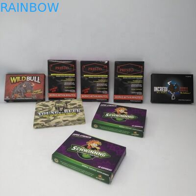 ভাঁজযোগ্য কাস্টম পাউস প্যাকেজিং 300gsm পেপারবোর্ড 7 দিন 2 দিন পিল বক্স