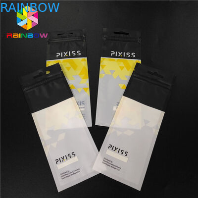 গন্ধযুক্ত প্রুফ স্তরিত মাইলার জিপলক স্ট্যান্ড আপ পাউস সাফ করুন কাস্টম মুদ্রণের লোগো