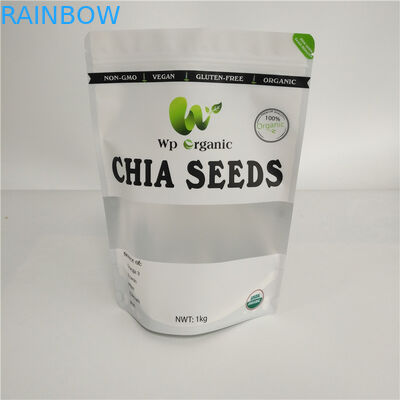 অ্যালুমিনিয়াম প্লাস্টিকের স্নাক খাবার ব্যাগগুলি মাছের চালের বীজ মশলার জন্য শুকনো খাদ্য প্যাকেজিং