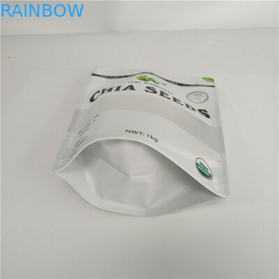 অ্যালুমিনিয়াম প্লাস্টিকের স্নাক খাবার ব্যাগগুলি মাছের চালের বীজ মশলার জন্য শুকনো খাদ্য প্যাকেজিং