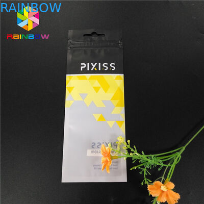 ম্যাট কাস্টম প্রিন্টেড প্লাস্টিকের পাউস প্যাকেজিং মাইলার জিপলক ব্যাগ হিট সিল
