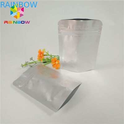 আর্দ্রতার প্রমাণটি রাউন্ড কর্নার সহ জিপার পাউচ পুনর্ব্যবহারযোগ্য জিপলক ডাইপ্যাক মাইলার ব্যাগগুলি আপ করুন