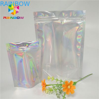 আর্দ্রতার প্রমাণটি রাউন্ড কর্নার সহ জিপার পাউচ পুনর্ব্যবহারযোগ্য জিপলক ডাইপ্যাক মাইলার ব্যাগগুলি আপ করুন