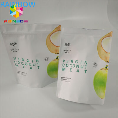 অ্যালুমিনিয়াম ফয়েল মাইলার প্লাস্টিক রিসেইসলেবল স্ট্যান্ড আপ পাউচস ডোপ্যাক স্ন্যাক ক্যান্ডি সুগার প্যাকিংয়ের জন্য