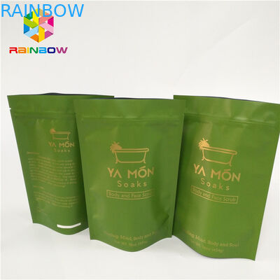 অ্যালুমিনিয়াম ফয়েল মাইলার প্লাস্টিক রিসেইসলেবল স্ট্যান্ড আপ পাউচস ডোপ্যাক স্ন্যাক ক্যান্ডি সুগার প্যাকিংয়ের জন্য