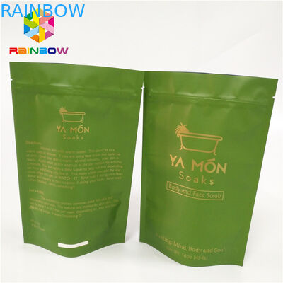 অ্যালুমিনিয়াম ফয়েল মাইলার প্লাস্টিক রিসেইসলেবল স্ট্যান্ড আপ পাউচস ডোপ্যাক স্ন্যাক ক্যান্ডি সুগার প্যাকিংয়ের জন্য