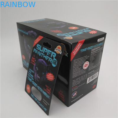 পুরুষ বর্ধন বড়ি জন্য স্লাইড সন্নিবেশ ফোস্কা কার্ড প্যাকেজিং পিইটি উপাদান