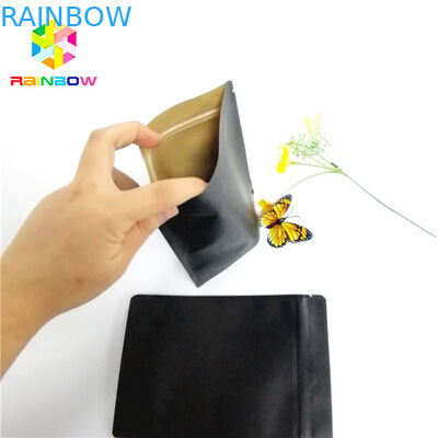 ব্ল্যাক ক্র্যাফ্ট পেপার প্রিন্টিং কাস্টমাইজড পেপার ব্যাগ ফুড গ্রেড স্তরিত স্ব-স্ট্যান্ড পাউচ