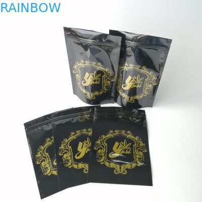 বায়োডেগ্রেডেবল প্লাস্টিক পাউস প্যাকেজিং সিবিডি আগাছা অ্যালুমিনিয়াম ফয়েল জিপলক মেডিকেল হেম্প ব্যাগ