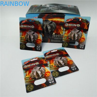 Mamba পুরুষ উন্নত বড়ি জন্য ডিসপ্লে বক্স ফোস্কা প্যাক প্যাকেজিং 3 ডি প্রিন্টিং