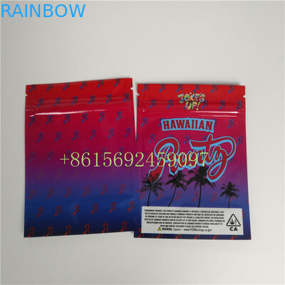 প্লাস্টিক জিপ লক ভেষজ ধূপ প্যাকেজিং জঙ্গল বয়েজ রন্টজ ওয়েড কুকি পাউচ