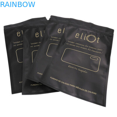 ইয়ারফোন ফোন কেস প্যাকেজিং নীচে গাসেট ব্যাগ প্লাস্টিক জিপলক কাস্টমাইজড আকার