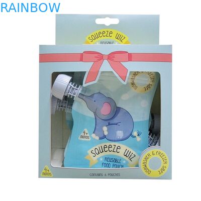 অ্যানিমাল শেপ লিকুইড স্পাউট পাউচ প্যাকেজিং স্কুইজ পুনরায় ব্যবহারযোগ্য ডাবল জিপলক