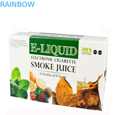 ভাঁজযোগ্য কাগজ বাক্স প্যাকেজিং 10 মিলি 15 মিলি 30 মিলি সিবিডি তেল ই তরল বোতল স্টিকার