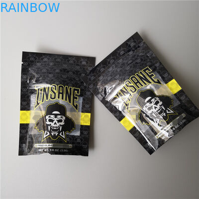 দুর্গন্ধযুক্ত প্রুফ প্যাকিং জিপলক প্লাস্টিক ব্যাগ ক্যালিফোর্নিয়া কুকিজ প্যাকেজিং ম্যাট সারফেস