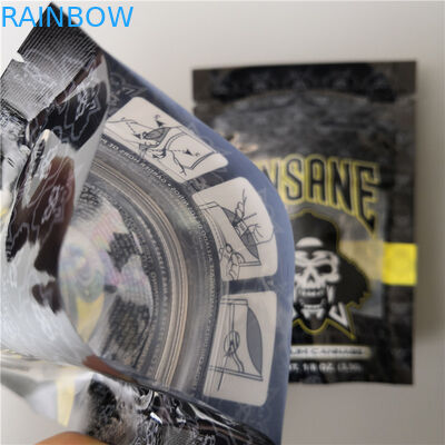 দুর্গন্ধযুক্ত প্রুফ প্যাকিং জিপলক প্লাস্টিক ব্যাগ ক্যালিফোর্নিয়া কুকিজ প্যাকেজিং ম্যাট সারফেস