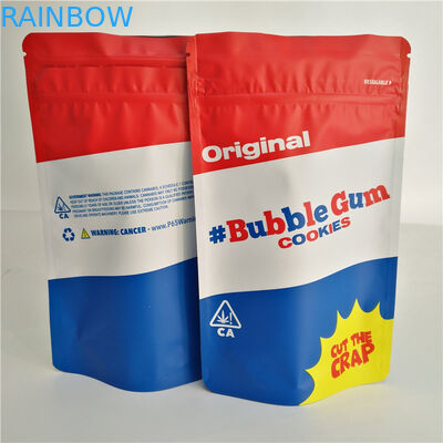 অ্যালুমিনিয়াম ফয়েল শিশু প্রুফ জিপলক ব্যাগ ভেষজ ধূপ প্যাকেজিং গ্র্যাভর প্রিন্টিং