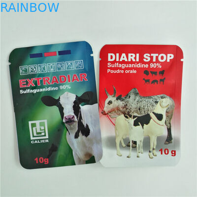 নাইজেরিয়া কাস্টমাইজড প্রিন্টিং ফুড প্যাকেজিং ব্যাগ 100 গ্রাম 150 গ্রাম মশলা পেডিগ্রি প্যাক