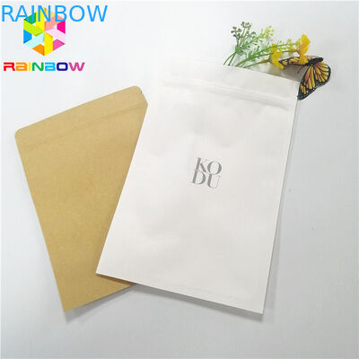 স্তরিত প্লাস্টিকের পাউস প্যাকেজিং পুনরুক্তযোগ্য জিপলক ফুড গ্রেড প্যাকিং পাউচ