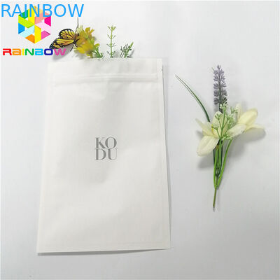 গ্রীস প্রুফ কাস্টম মুদ্রিত স্ট্যান্ড আপ পাউচ বাদাম শুকনো ফল প্যাকেজিং পুনর্ব্যবহারযোগ্য