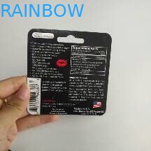 পুরুষ যৌন বর্ধনের জন্য পুনর্ব্যবহারযোগ্য ফোস্কা কার্ড প্যাকেজিং রাইনো পেপার ডিসপ্লে বক্স