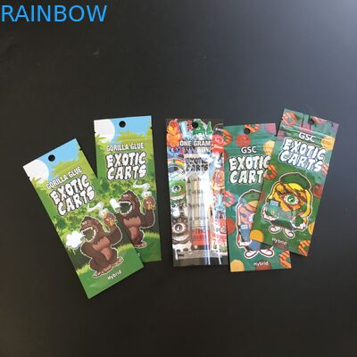 মাইলার ফয়েল প্লাস্টিক সিগার টোব্যাকো র‌্যাপারগুলির জন্য প্যাকেজিং জিপার কাস্টম প্রিন্টিং ou