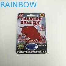 কাস্টম প্রিন্টেড ফোস্কা কার্ড প্যাকেজিং বড় ছেলে / গন্ডার Mamba ক্যাপসুল / ডায়মন্ড শেপ ধারক জন্য