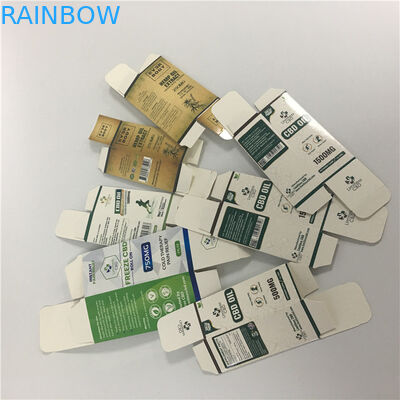 কাস্টম মুদ্রিত ছোট বাক্স 10 মিলি 30 মিমি প্রয়োজনীয় তেলের বোতল সিবিডি তেল ড্রপার বোতল প্যাকেজিং পেপার বক্স