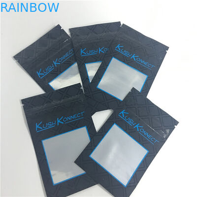 জিপলক ফয়েল মাইলার ভেষজ ধূপ প্যাকেজিং কাস্টম মুদ্রিত 120-140 মাইক্রন ঘনত্ব