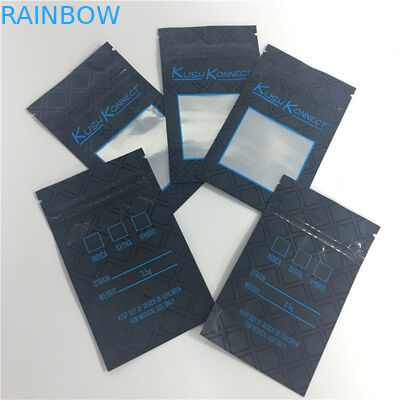 পুনরায় বিক্রয়যোগ্য কুকিজ থ্রি সাইড সিল পাউচ মেলার জিপলক ব্যাগ রোটোগ্রাভর প্রিন্টিং