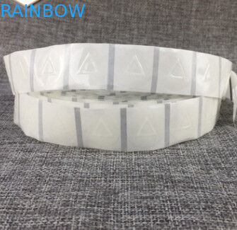 পিইটি ক্লিয়ার সঙ্কুচিত স্লিভ লেবেল ব্রেইল স্টিকারগুলি আঠালো স্পর্শকৃত সতর্কতা ত্রিভুজ প্রকার