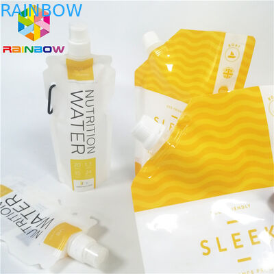 তরল পানীয়ের রস রস স্পাউট পাউচিং প্যাকেজিং পান করার জন্য স্তরিত ফুটো প্রুফ