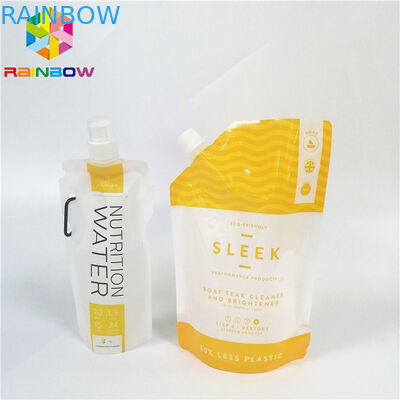 তরল পানীয়ের রস রস স্পাউট পাউচিং প্যাকেজিং পান করার জন্য স্তরিত ফুটো প্রুফ