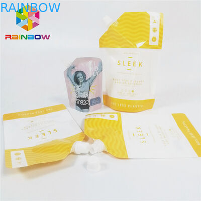 তরল পানীয়ের রস রস স্পাউট পাউচিং প্যাকেজিং পান করার জন্য স্তরিত ফুটো প্রুফ