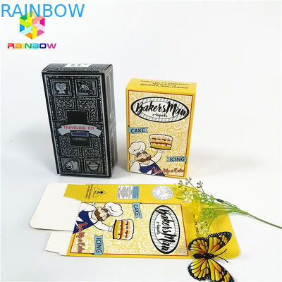 চকচকে চকচকে ই এম ডিজাইন লোগো প্রিন্ট করা কাগজ কার্ড বক্স উপহার প্রসাধনী আইল্যাশ প্যাকেজিং কার্ড বাক্স