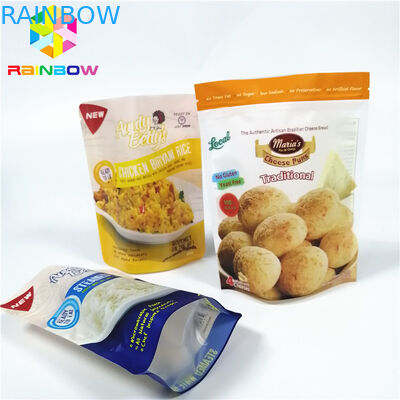 সস স্টিমড প্লাস্টিকের পাউস প্যাকেজিং ফুটন্ত রান্না ভ্যাকুয়াম স্টোরেজ জিপার লক