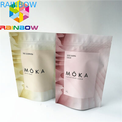 সি সল্ট প্যাকেজিং স্ট্যান্ড আপ জিপার পাউচ ব্যাগ, স্ট্যান্ড আপ কফি ব্যাগ 9 রঙ