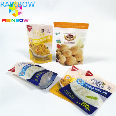 তাপ প্রতিরোধী রান্নাঘর retort প্লাস্টিক পাউস প্যাকেজিং স্তরিত কাস্টম লোগো মুদ্রিত