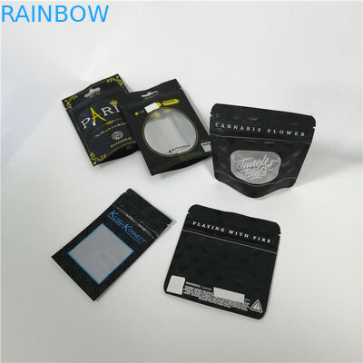 পুনরায় বিক্রয়যোগ্য প্লাস্টিকের ব্যাগগুলি ক্যান্ডি গামি বিয়ার প্যাকেজিং সিবিডি ওয়েড হ্যাম্প 7 জি 28 জি