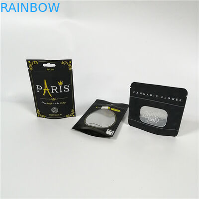 গন্ধ প্রুফ ভেষজ ধূপ প্যাকেজিং ম্যালার ফয়েল পাউচস 1 / 4oz 1 / 2oz 1oz