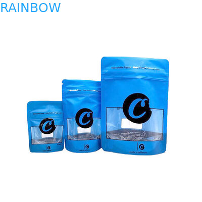 এসজিএস শংসাপত্রযুক্ত ভেষজ ধূপ প্যাকেজিং গন্ধ প্রুফ ভোজ্য মেলার ব্যাগগুলি ইউভি প্রিন্টিং