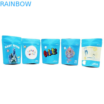 সিবিডি রন্টজ কুকিজ রিসেইলেবল জিপলক প্যাকেজিং মাইলার পাউচ ব্যাগ এমওপিপি / ভিএমপিইটি / পিই উপাদান