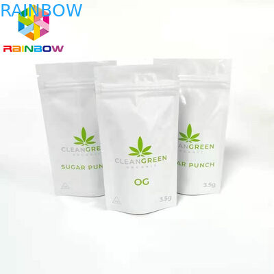 অ্যালুমিনিয়াম ফয়েল রিসেসেবল প্যাকেজিং ব্যাগ চকচকে প্রিন্টিং প্লাস্টিক জিপ লক